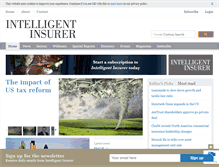 Tablet Screenshot of intelligentinsurer.com